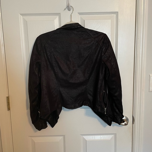Inc International Concepts Medium Black Jacket Zip Up - Picture 3 of 4